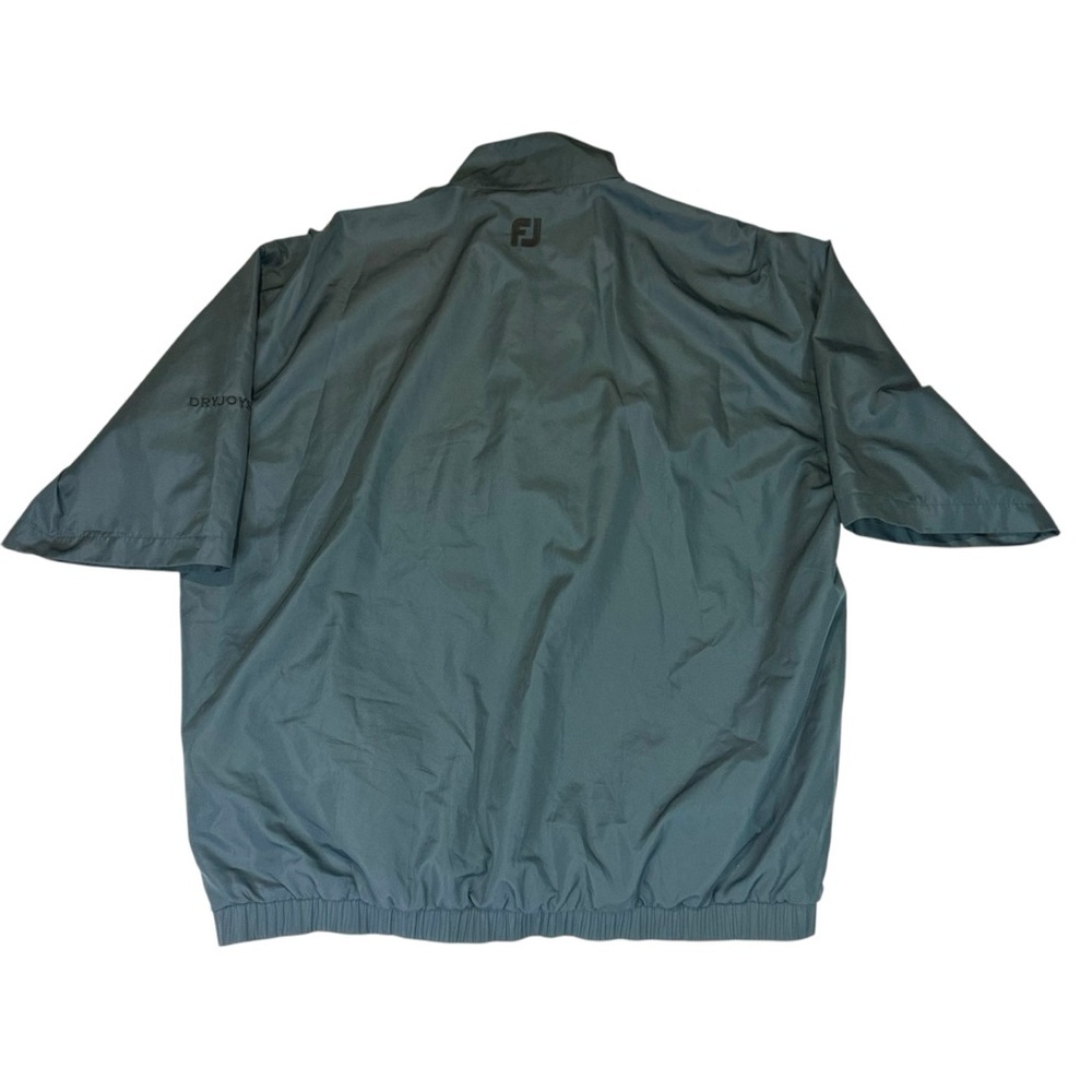 DryJoys By FootJoy  Half Zip Short Sleeve Golf Pullover Windbreaker Jacket Men M - Picture 13 of 13